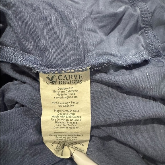 EUC Elegant Blue Gray Sleeveless Top Carve Designs XL super comfy Luisa Top - Picture 4 of 5